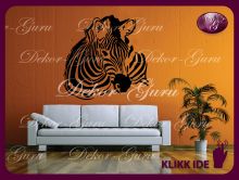 Vadon szava 102. ZEBRA falmatrica, Zebra faltetoválás, Africa design